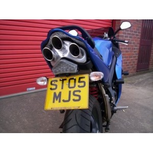 Soporte de matrícula LP0013BK Luz de matrícula NO incluida R&G LP0013BK