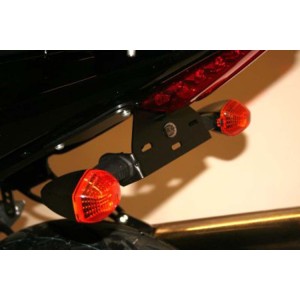 Soporte de matrícula LP0062BK Luz de matrícula incluida R&G LP0062BK