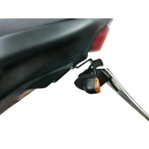 Soporte de matrícula LP0152BK Luz de matrícula incluida R&G LP0152BK