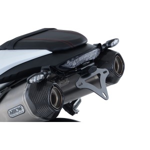 Soporte de matrícula LP0253BK Luz de matrícula incluida R&G LP0253BK