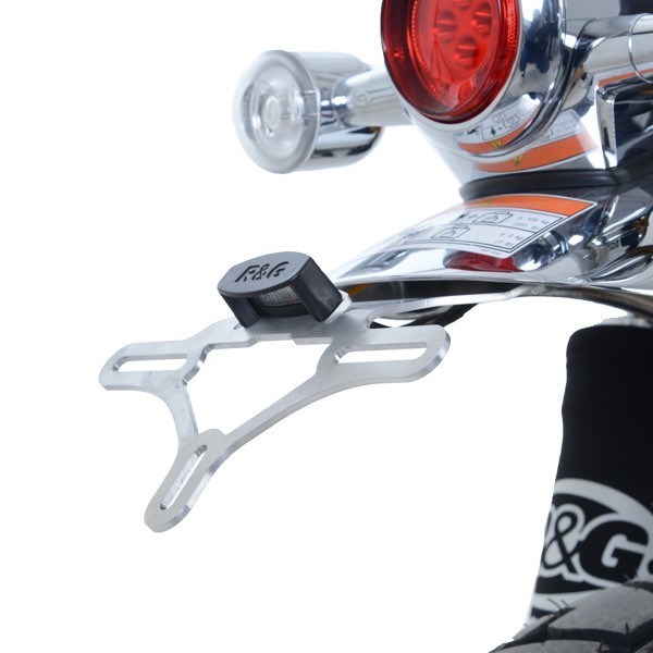 Soporte de matrícula LP0259SI Luz de matrícula incluida R&G LP0259SI