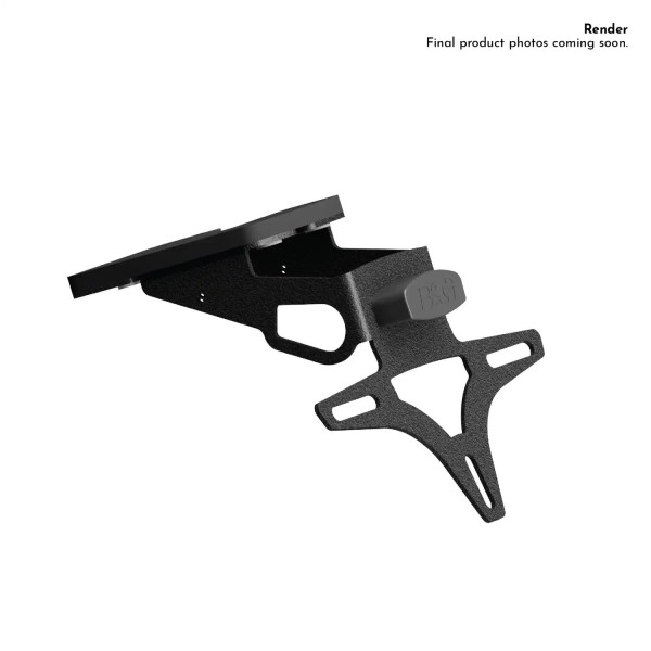 Soporte de matrícula LP0360BK  R&G LP0360BK