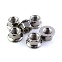 Tuercas de corona (6 piezas) rgn05xx-6 M12x1.50 R&G RGN05TI-6