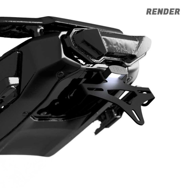 Soporte de matrícula  R&G LP0400BK