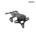 Soporte de matrícula  R&G LP0402BK