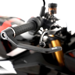 Protector de leva de freno tipo interlock y contrapesa izquierdo  R&G LOBE0057BK