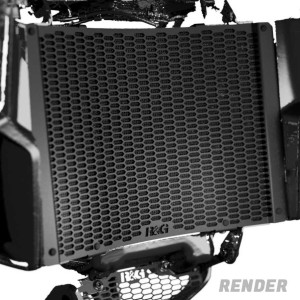 Rejilla protectora de radiador de agua PRO R&G RAD0380PROBK