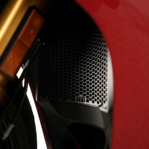 Rejilla protectora de radiador de agua PRO R&G RAD0381PROBK