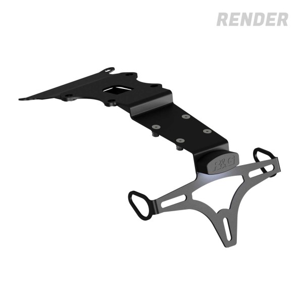 Soporte de matrícula. LP0401BK  R&G LP0401BK