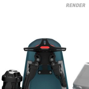 Soporte de matrícula. LP0404BK  R&G LP0404BK