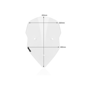 Parabrisas Intermedio Transparente WRS DU013T