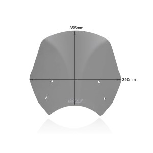 Parabrisas Caponord Ahumado Oscuro WRS BE004FS