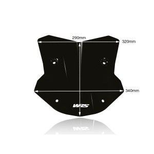 Parabrisas Sport Negro Brillo WRS BM065NL