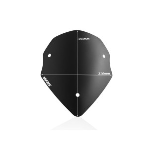 Parabrisas Sport Negro Mate WRS DU007NO