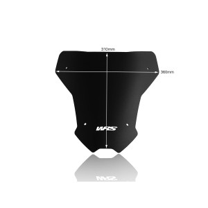 Parabrisas Sport Negro Mate WRS HO027NO