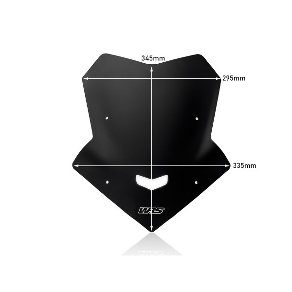 Parabrisas Sport Negro Mate WRS YA026NO