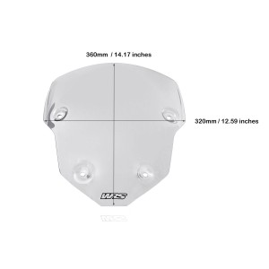 Parabrisas Sport Transparente WRS TR004T