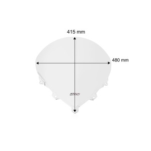 Parabrisas Sport Transparente WRS BM117T