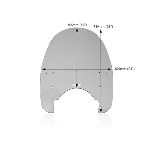 Cúpula Touring HARLEY DAVIDSON HERITAGE SOFTAIL 1988-2006 Ahumado WRS HD001F