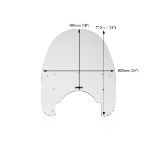Cúpula Touring HARLEY DAVIDSON HERITAGE SOFTAIL 1988-2006 Transparente WRS HD001T