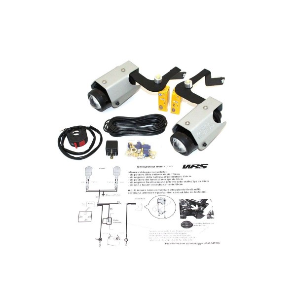 Kit de Faros halógenos Plata WRS_BMW BM302A