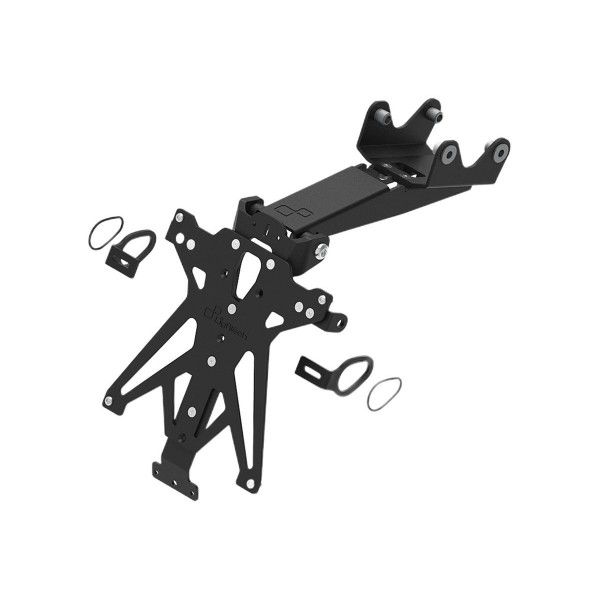 Portamatrículas regulable con catadrióptico y luz de matrícula LT009  Lightech TARYA130A3