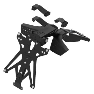 Portamatrículas regulable Negro Lightech TARDU114A3