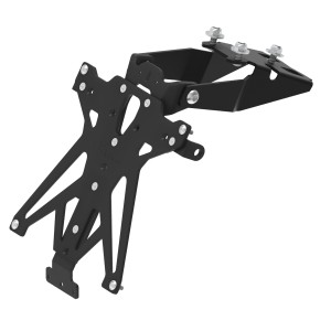 Portamatrículas regulable Negro Lightech TARHO111A3