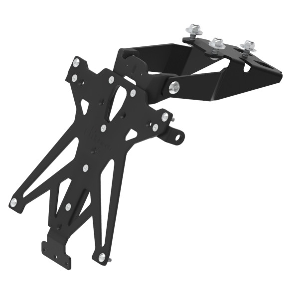 Portamatrículas regulable Negro Lightech TARHO111A3
