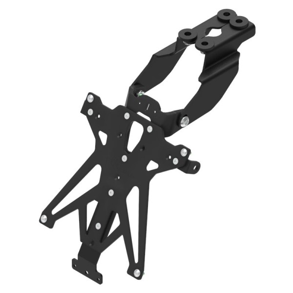 Portamatrículas regulable Negro Lightech TARKA115A3