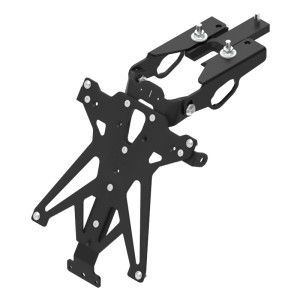 Portamatrículas regulable Negro Lightech TARKA116A3