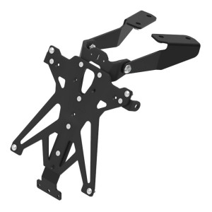 Portamatrículas regulable Negro Lightech TARKA118A3