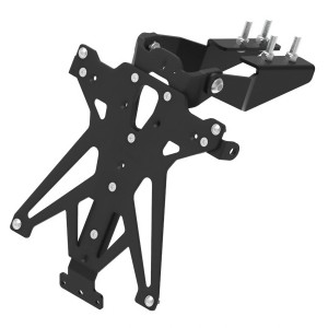 Portamatrículas regulable Negro Lightech TARKA120A3