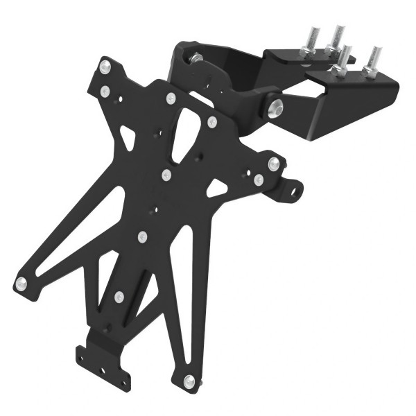 Portamatrículas regulable Negro Lightech TARKA120A3