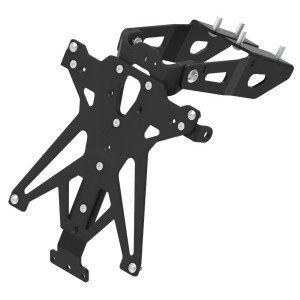 Portamatrículas regulable Negro Lightech TARKA121A3