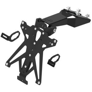 Portamatrículas regulable Negro Lightech TARKA122A3