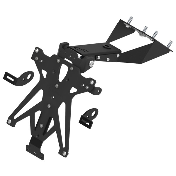 Portamatrículas regulable Negro Lightech TARSU115A3
