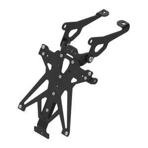 Portamatrículas regulable Negro Lightech TARYA106A3