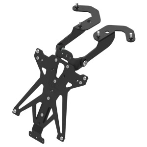 Portamatrículas regulable Negro Lightech TARYA113A3