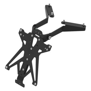 Portamatrículas regulable Negro Lightech TARYA114A3