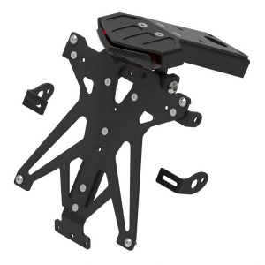 Portamatrículas regulable Negro Lightech TARKT110A3