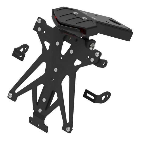 Portamatrículas regulable Negro Lightech TARKT110A3