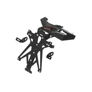 Portamatrículas regulable Negro Lightech TARSU118A3