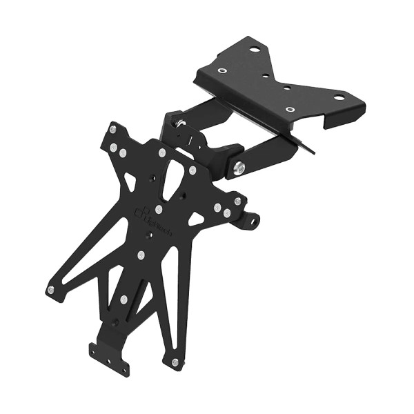 Portamatrículas regulable Negro Lightech TARZO101A3