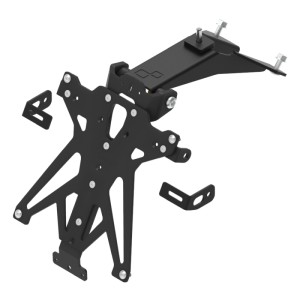 Portamatrículas regulable Negro Lightech TARAP107A3