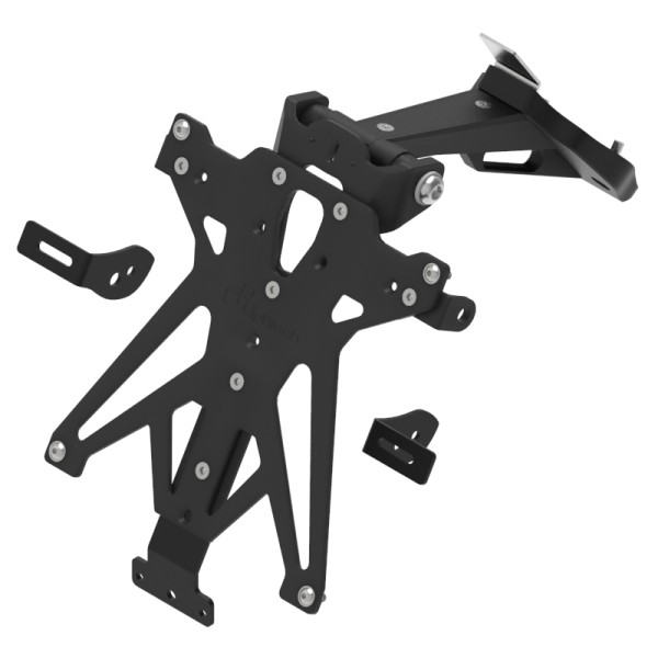 Portamatrículas regulable Negro Lightech TARHO119A3