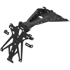 Portamatrículas regulable Negro Lightech TARQJ101A3