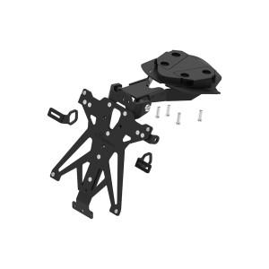 Portamatrículas regulable Negro Lightech TARKO101A3