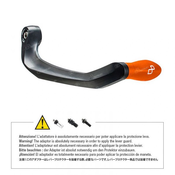 Protección de maneta de freno Naranja Lightech ISS115RCARA