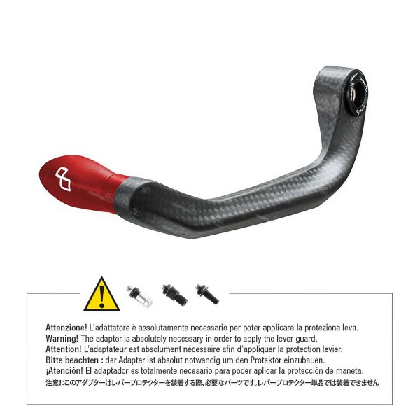 Protección de maneta de embrague Rojo Lightech ISS119LAROS